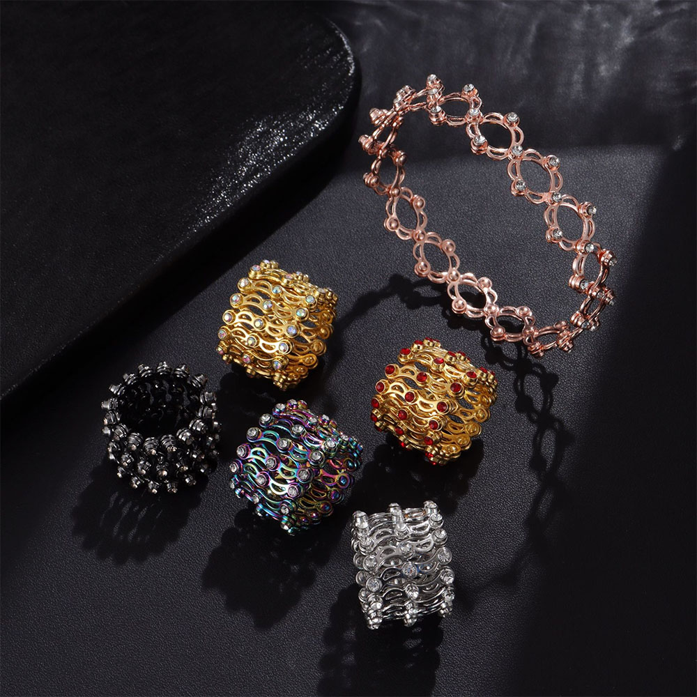 Pilates Ring Magic - Pulseira mágica com incrustações de cristal,