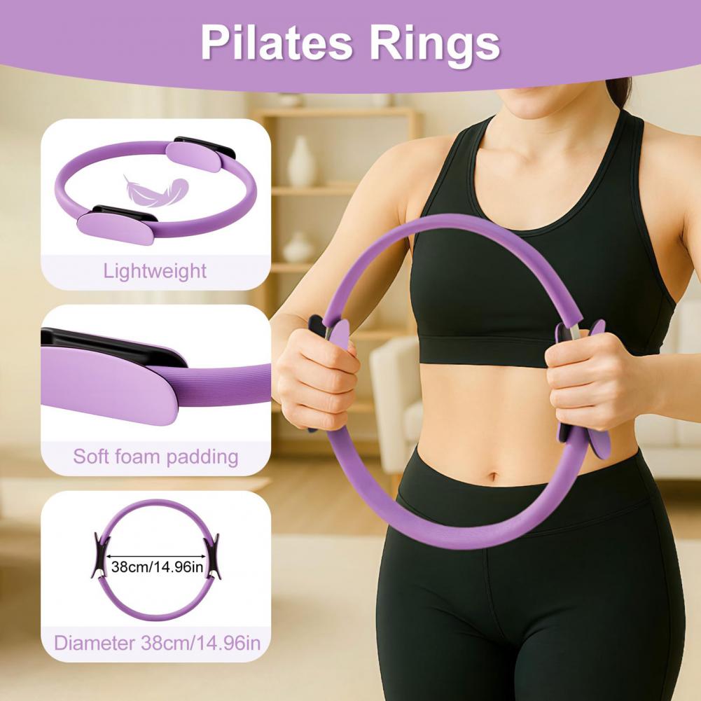 Pilates Yoga Ring - Mulheres yoga fitness anel círculo pilates