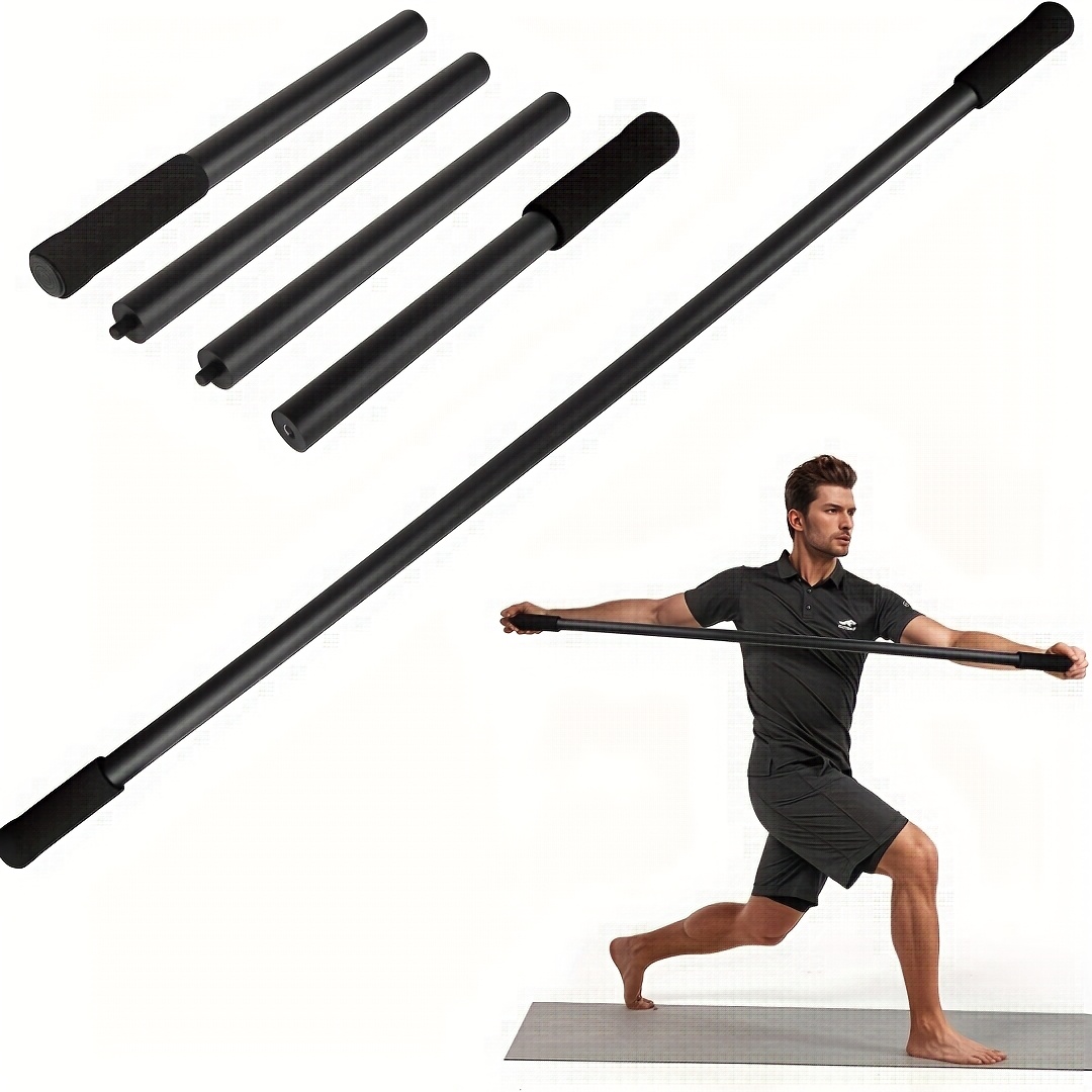 Pilates Yoga Stretching - Bastão de Yoga Desmontável com Comprimento