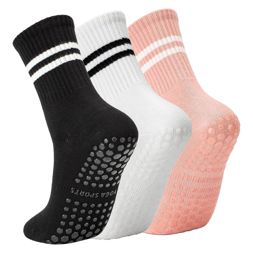 Meias de ioga e pilates com al - Pilates Yoga Grip Socks avaliação e preço