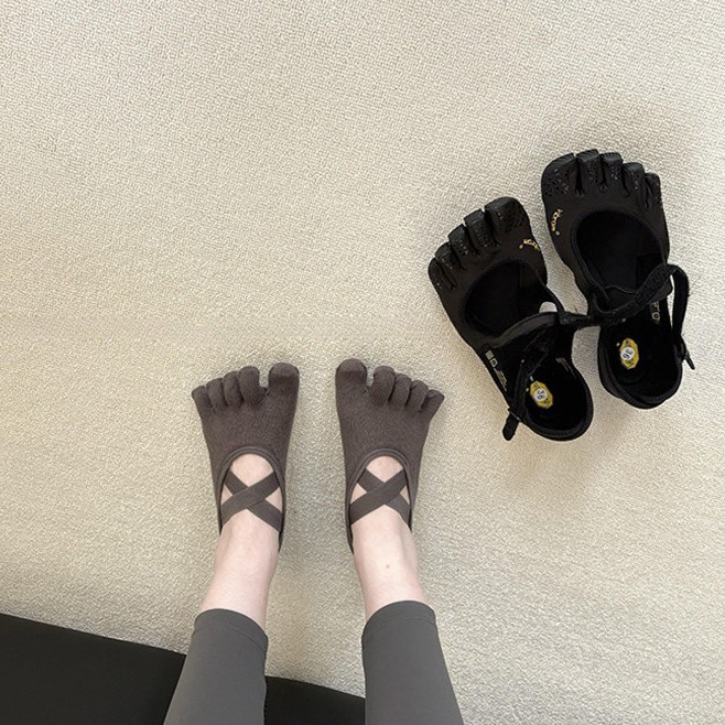 Meias de Yoga Femininas com Ti - Pilates Yoga Grip Socks avaliação e preço